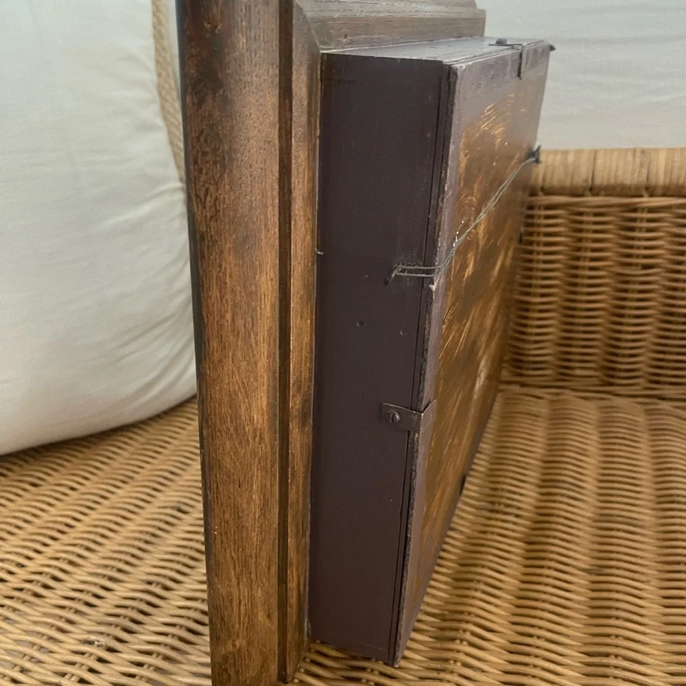 Vintage mirrored shadow box